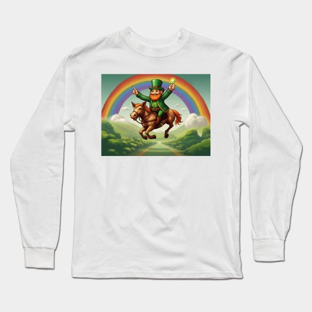 My vibe is green and magical. Long Sleeve T-Shirt by benzshope